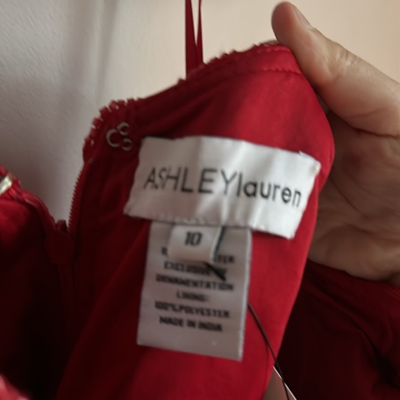 TODAY ONLY SALE Ashley Lauren Homecoming Dress Style 4500 10 / Medium - Picture 4 of 4